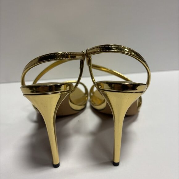 Aldo Women’s Twila, Gold Ankle Strap Sandals, Size 8 M - Picture 4 of 6